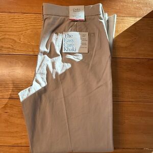 Croft & Barrow Men's Easy Care Khaki Chinos